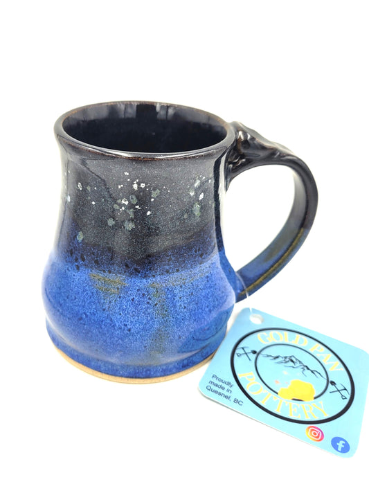 Handmade Pottery Mug, Night Sky